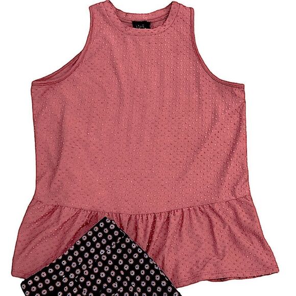 W5 - RICH MAUVE - PLEATED BLOUSE TOP - B3 - Picture 9 of 9